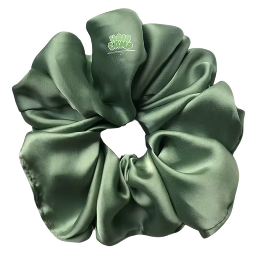Hair Camp Silk Scrunchie - Hair Band, Hair Tie, Protective Hair, Silk Scrunchie